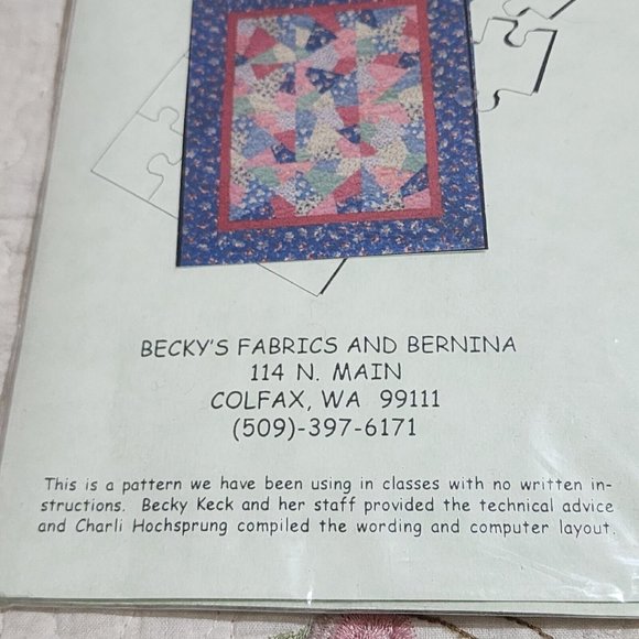 Variety Lot of 4 Quilt Patterns Mixed Templates - Picture 5 of 7